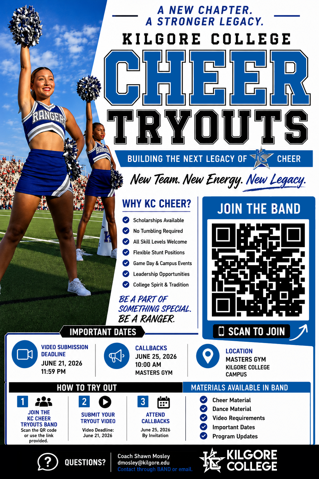 Kilgore College Cheer Tryouts